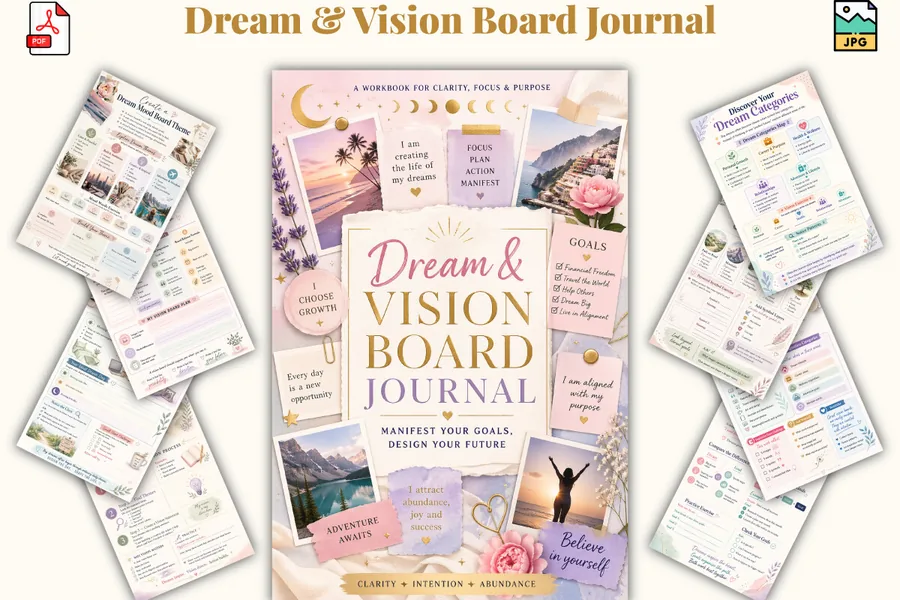 Dream & Vision Board Journal