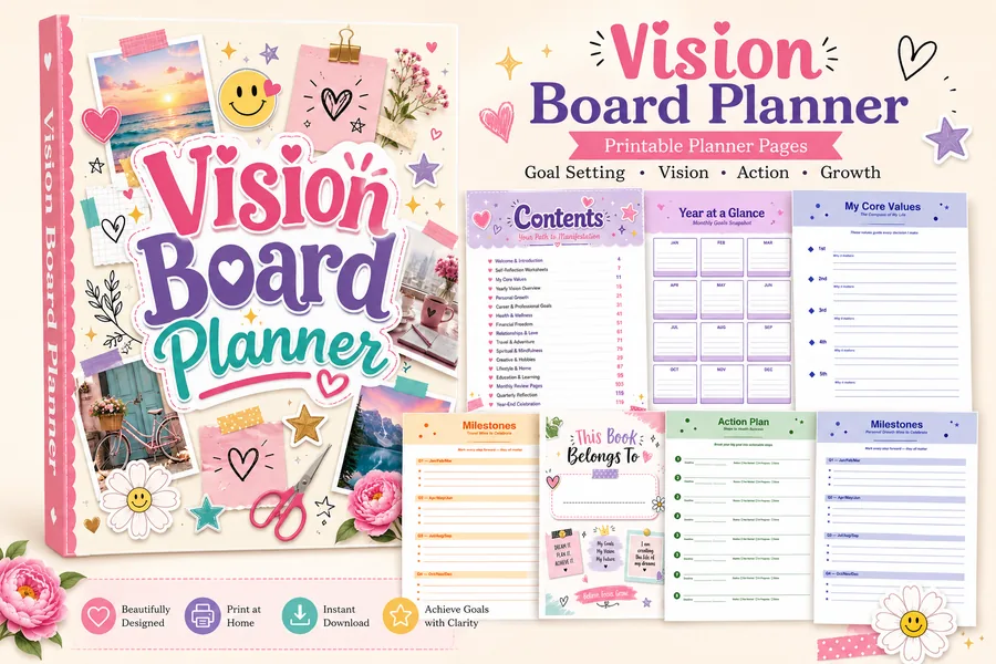 Vision Board Planner